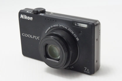 Nikon ニコン COOLPIX S6000 コンパクトデジタルカメラ ブラック 元箱付 260714ac