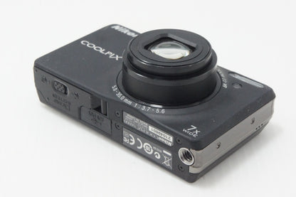 Nikon ニコン COOLPIX S6000 コンパクトデジタルカメラ ブラック 元箱付 260714ac