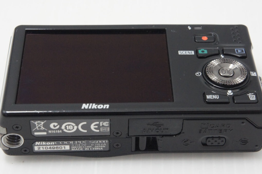 Nikon ニコン COOLPIX S6000 コンパクトデジタルカメラ ブラック 元箱付 260714ac