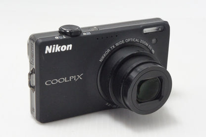 Nikon ニコン COOLPIX S6000 コンパクトデジタルカメラ ブラック 元箱付 260714ac