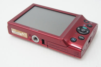 美品 Canon キヤノン PowerShot A3400 IS コンパクトデジタルカメラ レッド 元箱付 260714ad