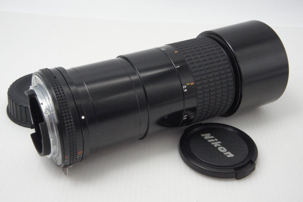 美品 Nikon ニコン Ai-S Micro Nikkor 200mm F4 IF MF 単焦点レンズ 260714ae