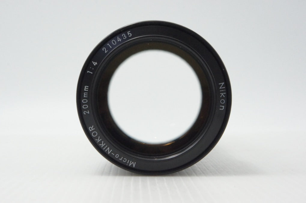 美品 Nikon ニコン Ai-S Micro Nikkor 200mm F4 IF MF 単焦点レンズ 260714ae