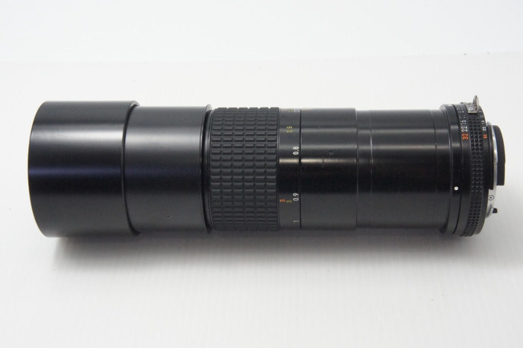美品 Nikon ニコン Ai-S Micro Nikkor 200mm F4 IF MF 単焦点レンズ 260714ae