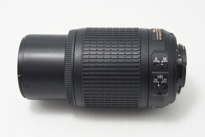 良品 Nikon ニコン AF-S DX NIKKOR 55-200mm F4-5.6G ED VR APS-C ズームレンズ フード ポーチ付 260714ah