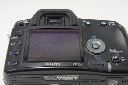良品 SONY ソニー α100 DSLR-A100 ボディ デジタル一眼レフカメラ 260714ai