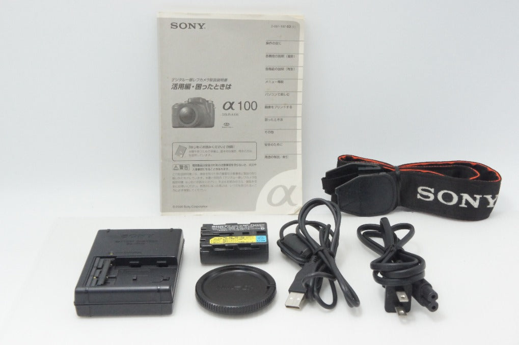 良品 SONY ソニー α100 DSLR-A100 ボディ デジタル一眼レフカメラ 260714ai