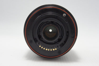 良品 SONY ソニー DT 18-200mm F3.5-6.3 SAL18200 MINOLTA ミノルタ αマウント ズームレンズ APS-C フード付 260714aj