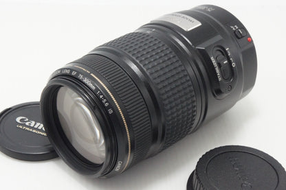 Canon キヤノン EF 75-300mm F4-5.6 IS USM フルサイズ ズームレンズ 260714ak