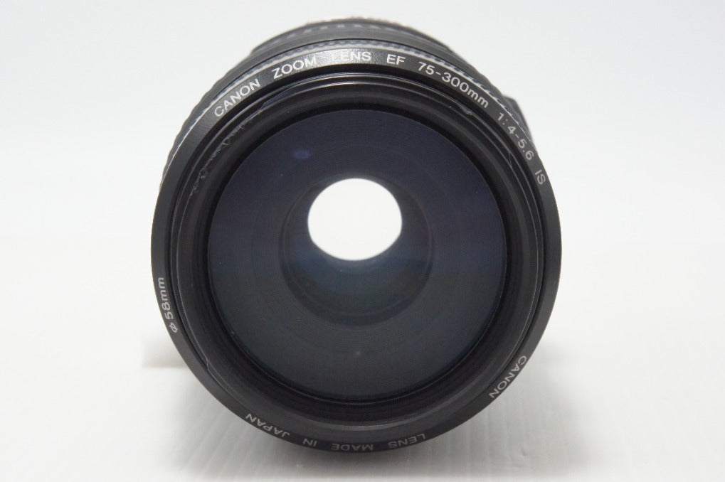 Canon キヤノン EF 75-300mm F4-5.6 IS USM フルサイズ ズームレンズ 260714ak