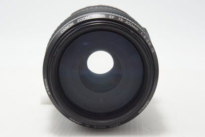 Canon キヤノン EF 75-300mm F4-5.6 IS USM フルサイズ ズームレンズ 260714ak