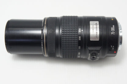 Canon キヤノン EF 75-300mm F4-5.6 IS USM フルサイズ ズームレンズ 260714ak
