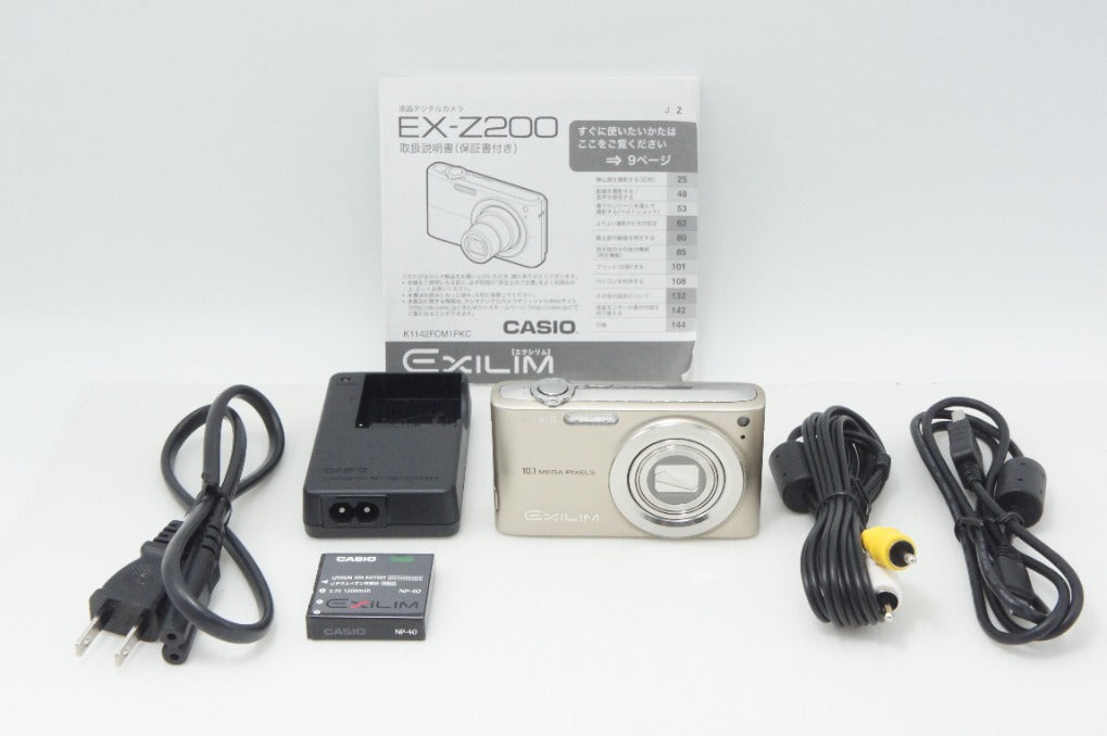 Excellent Condition CASIO Exilim EX-Z200 Compact Digital Camera Gold 260714ap