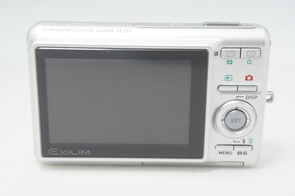 美品 CASIO カシオ EXILIM EX-Z77 コンパクトデジタルカメラ シルバー 260714as