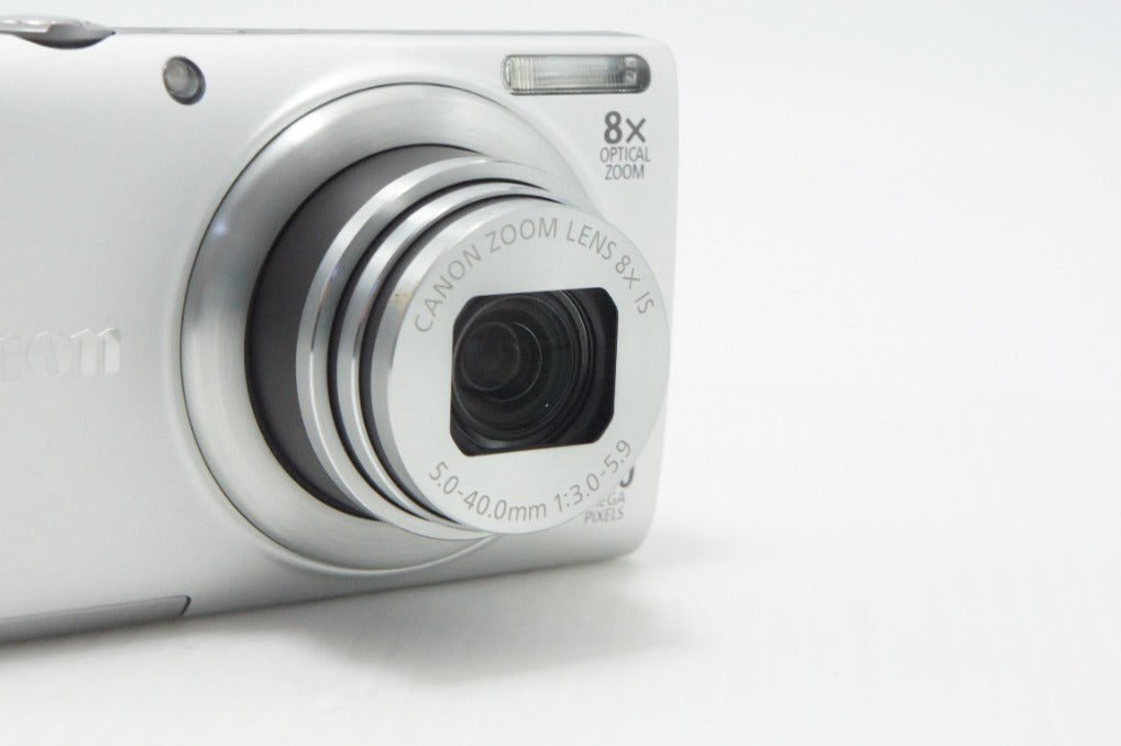 良品 Canon キヤノン PowerShot A4000 IS コンパクトデジタルカメラ シルバー 260714at