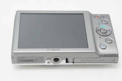 良品 Canon キヤノン PowerShot A4000 IS コンパクトデジタルカメラ シルバー 260714at