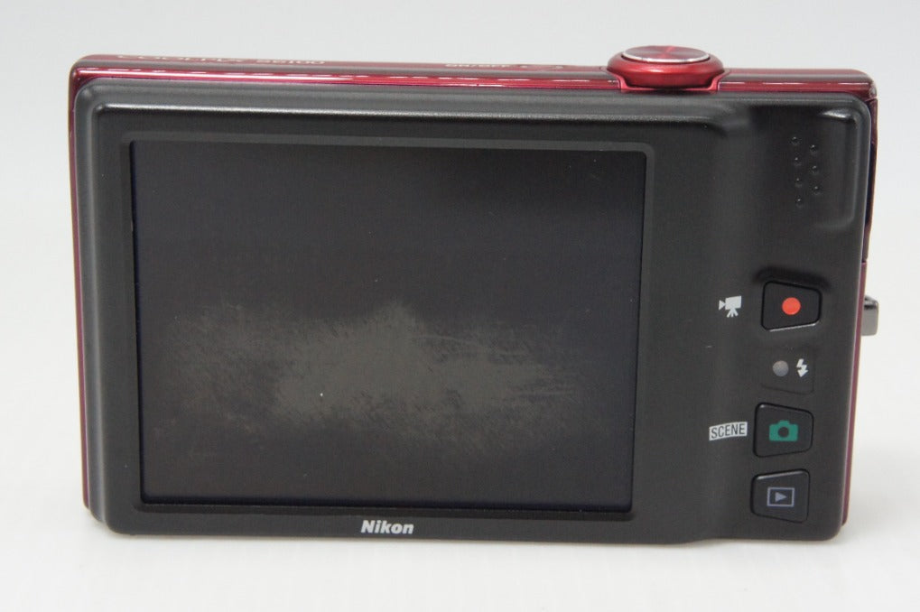 Nikon ニコン COOLPIX S6100 コンパクトデジタルカメラ スーパーレッド