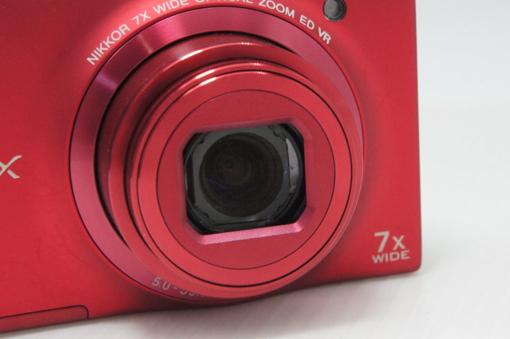 Nikon ニコン COOLPIX S6100 コンパクトデジタルカメラ スーパーレッド