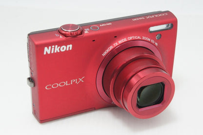 Nikon ニコン COOLPIX S6100 コンパクトデジタルカメラ スーパーレッド 260714av