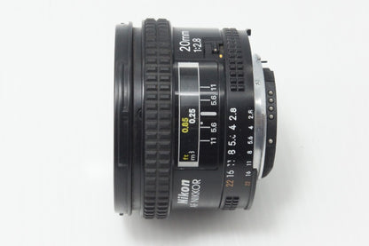 Nikon ニコン AF NIKKOR 20mm F2.8 単焦点レンズ 260714ax