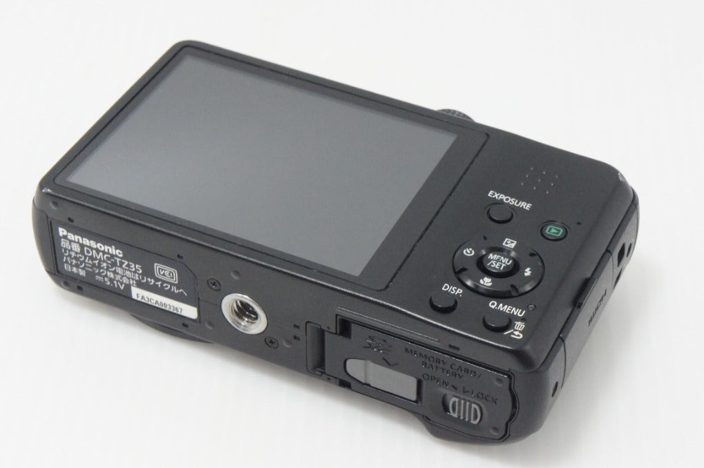良品 Panasonic パナソニック LUMIX DMC-TZ35 コンパクトデジタルカメラ ブラック 260714b