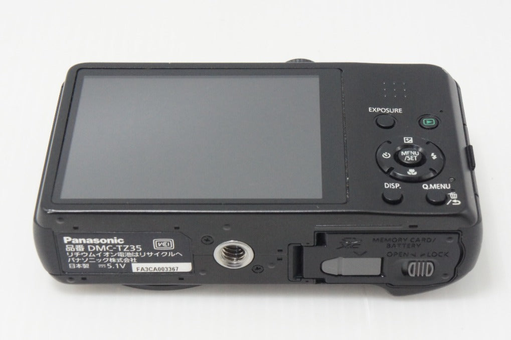 良品 Panasonic パナソニック LUMIX DMC-TZ35 コンパクトデジタルカメラ ブラック 260714b