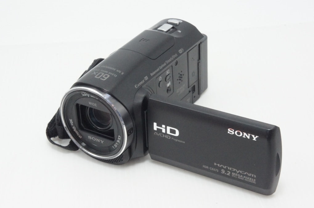 美品 SONY ソニー HDR-CX670 デジタルビデオカメラ ブラック 元箱付 260714d
