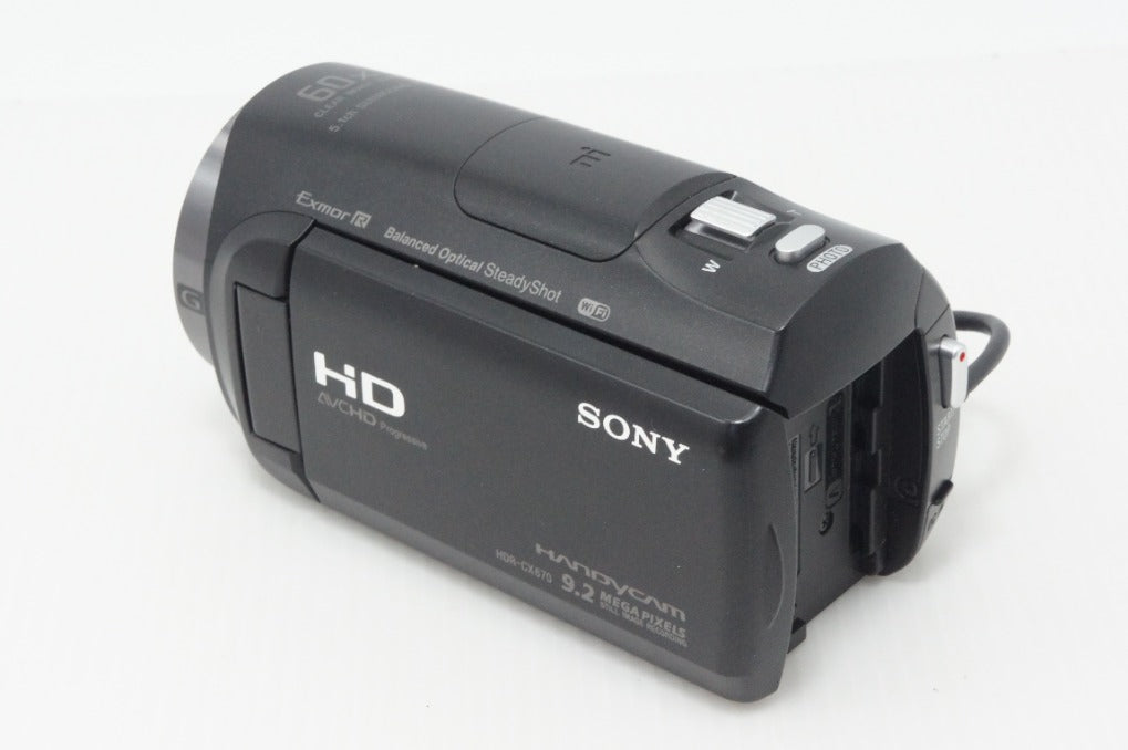 美品 SONY ソニー HDR-CX670 デジタルビデオカメラ ブラック 元箱付 260714d