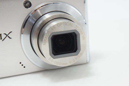 美品 Nikon ニコン COOLPIX S620 コンパクトデジタルカメラ シルバー 260714e
