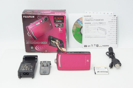 美品 FUJIFILM フジフィルム FinePix Z1000EXR コンパクトデジタルカメラ ピンク 元箱付 260714h