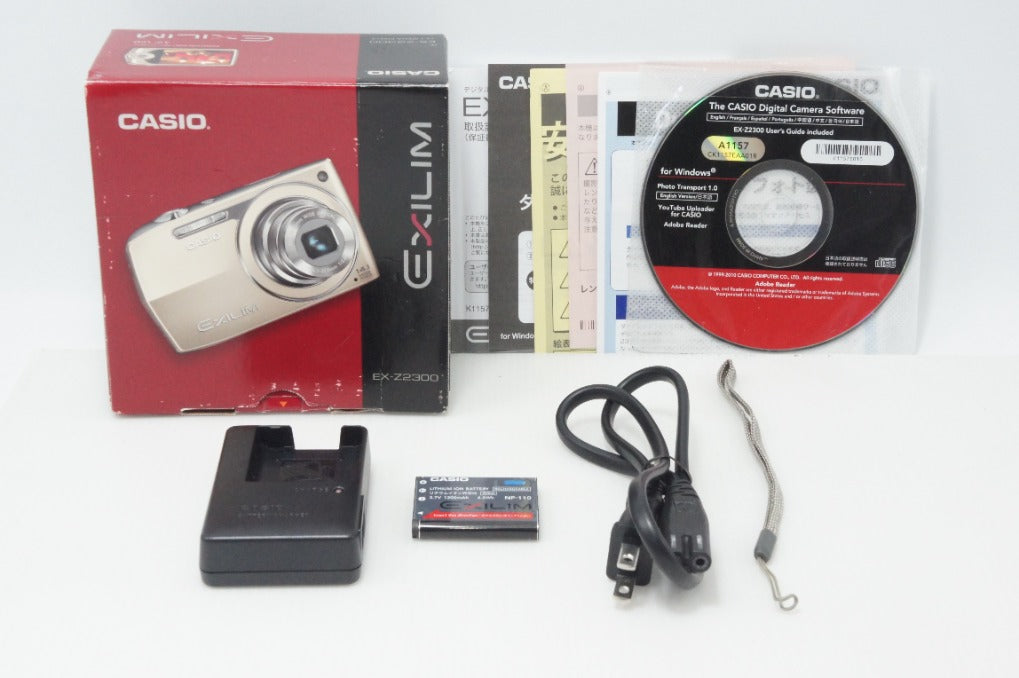 美品 CASIO カシオ EXILIM EX-Z2300 コンパクトデジタルカメラ ゴールド 元箱付 260714j