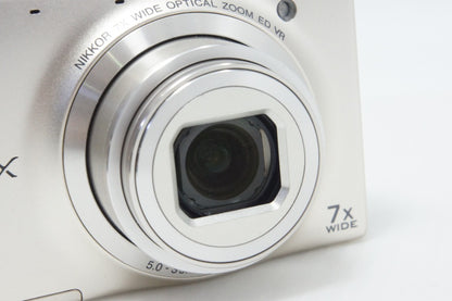 美品 Nikon ニコン COOLPIX S6100 コンパクトデジタルカメラ シャンパンシルバー 元箱付 260714k