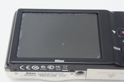 美品 Nikon ニコン COOLPIX S6100 コンパクトデジタルカメラ シャンパンシルバー 元箱付 260714k