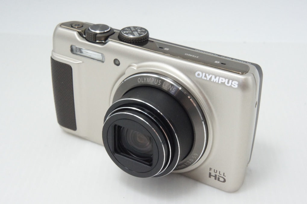 美品 OLYMPUS オリンパス STYLUS SH-21 コンパクトデジタルカメラ シャンパンゴールド 元箱付 260714m