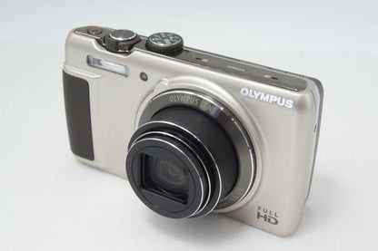 美品 OLYMPUS オリンパス STYLUS SH-21 コンパクトデジタルカメラ シャンパンゴールド 元箱付 260714m