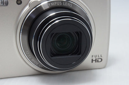 美品 OLYMPUS オリンパス STYLUS SH-21 コンパクトデジタルカメラ シャンパンゴールド 元箱付 260714m