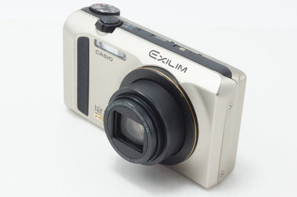 美品 CASIO カシオ HIGH SPEED EXILIM EX-ZR300 コンパクトデジタルカメラ ゴールド 元箱付 260714o