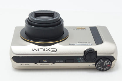 美品 CASIO カシオ HIGH SPEED EXILIM EX-ZR300 コンパクトデジタルカメラ ゴールド 元箱付 260714o