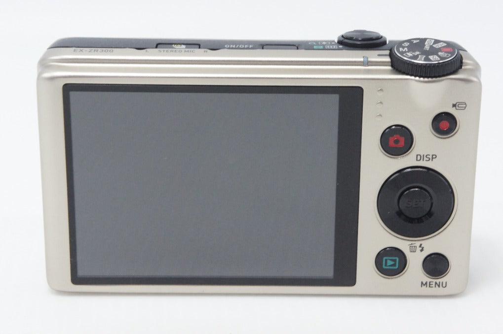 美品 CASIO カシオ HIGH SPEED EXILIM EX-ZR300 コンパクトデジタルカメラ ゴールド 元箱付 260714o