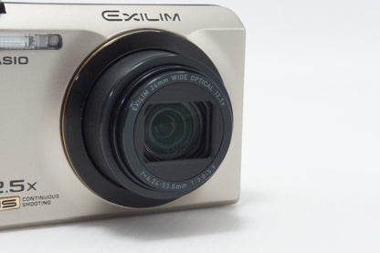 美品 CASIO カシオ HIGH SPEED EXILIM EX-ZR300 コンパクトデジタルカメラ ゴールド 元箱付 260714o