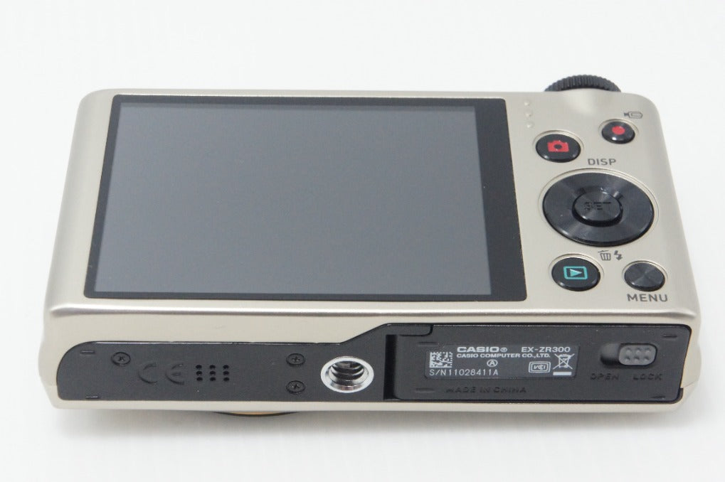 美品 CASIO カシオ HIGH SPEED EXILIM EX-ZR300 コンパクトデジタルカメラ ゴールド 元箱付 260714o