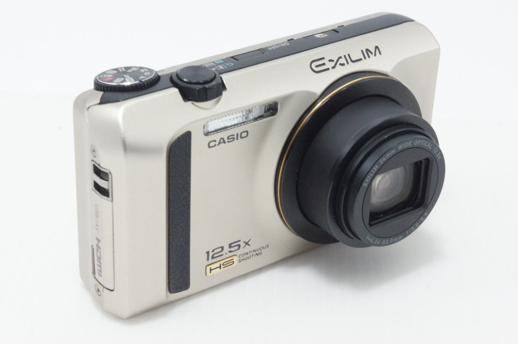 美品 CASIO カシオ HIGH SPEED EXILIM EX-ZR300 コンパクトデジタルカメラ ゴールド 元箱付 260714o