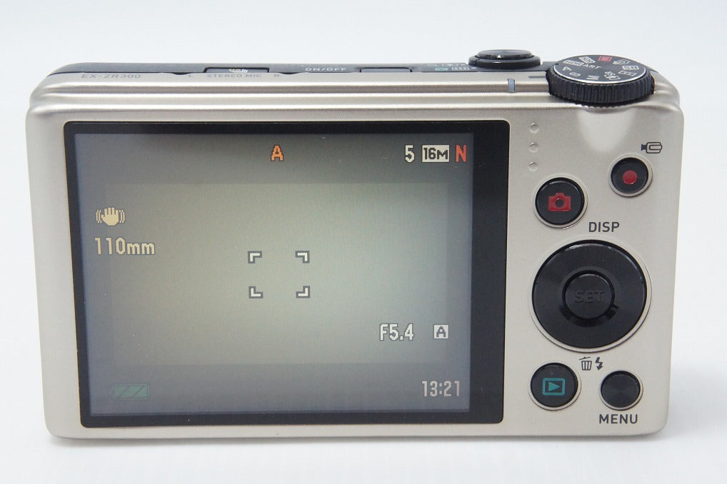 美品 CASIO カシオ HIGH SPEED EXILIM EX-ZR300 コンパクトデジタルカメラ ゴールド 元箱付 260714o