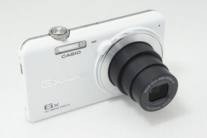 美品 CASIO カシオ EXILIM EX-ZS27 コンパクトデジタルカメラ ホワイト 元箱付 260714t