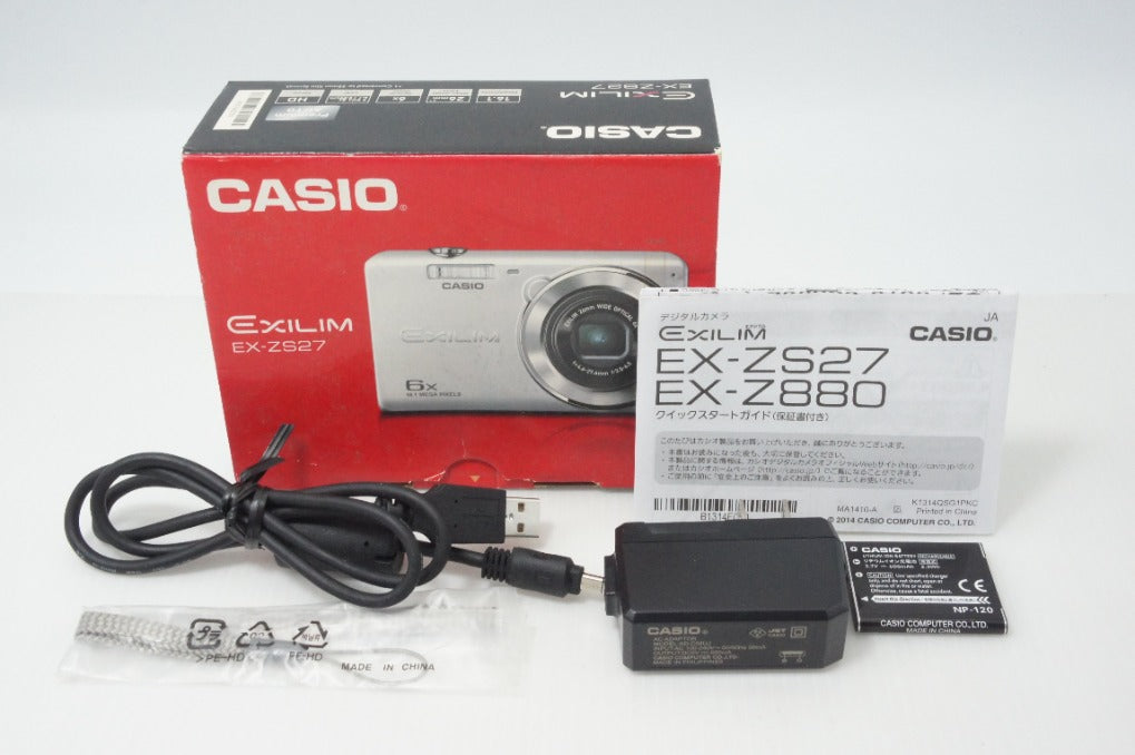 Excellent Condition CASIO EXILIM EX-ZS27 Compact Digital Camera