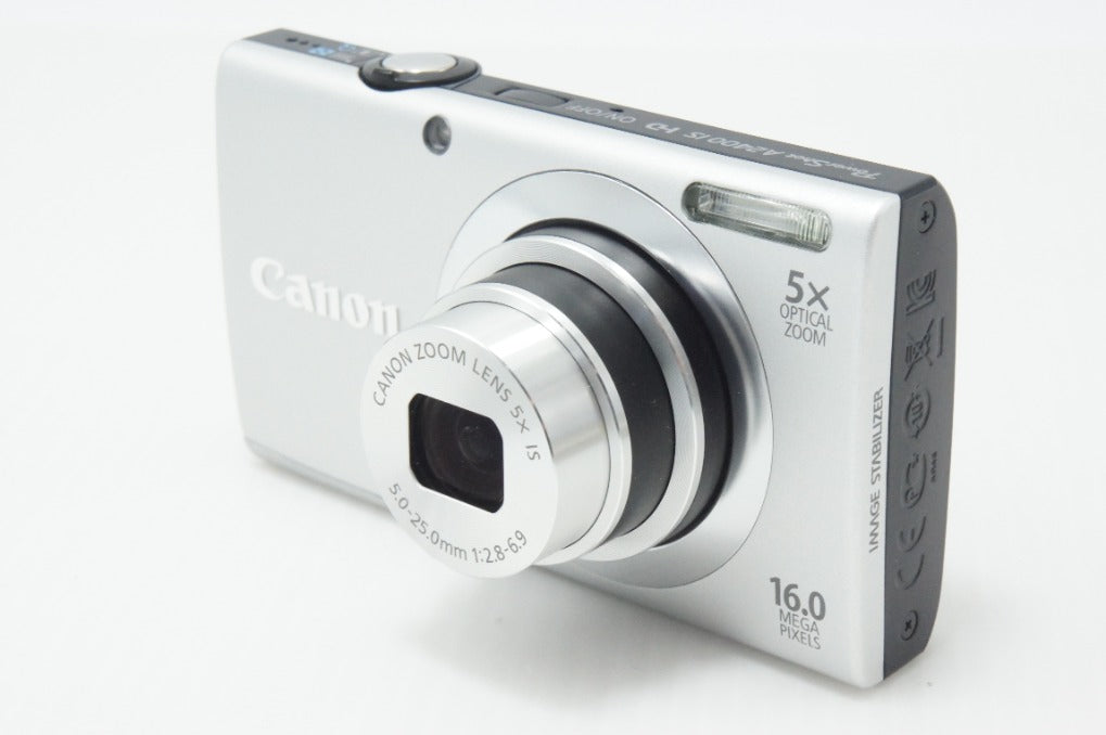 Canon キヤノン PowerShot A2400 IS コンパクトデジタルカメラ シルバー 元箱付 260716b