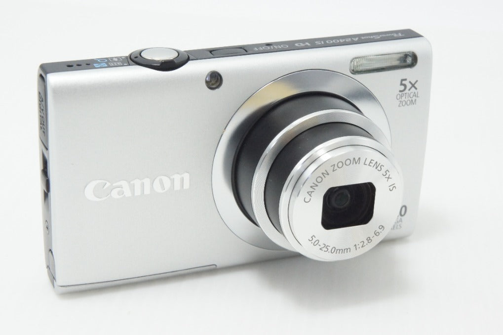 Canon キヤノン PowerShot A2400 IS コンパクトデジタルカメラ シルバー 元箱付 260716b