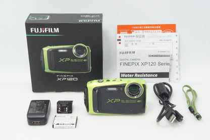 FUJIFILM フジフィルム FinePix XP120 コンパクトデジタルカメラ ライム 元箱付 260716d