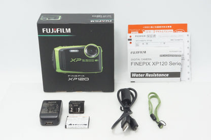 FUJIFILM フジフィルム FinePix XP120 コンパクトデジタルカメラ ライム 元箱付 260716d
