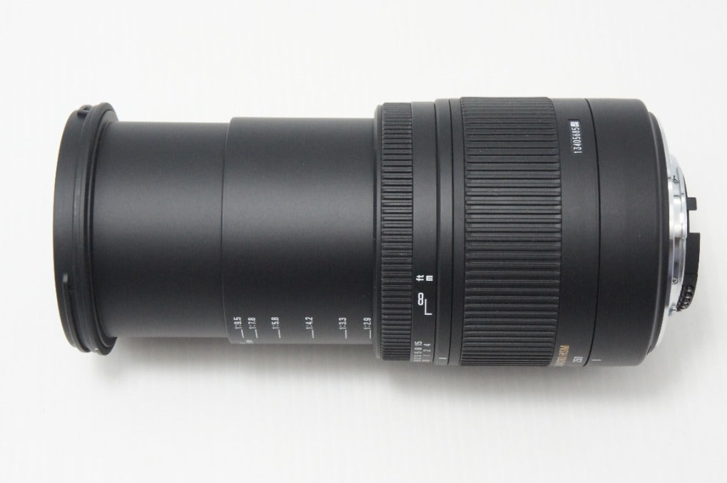 美品 SIGMA シグマ 18-250mm F3.5-6.3 DC MACRO OS HSM Nikon ニコン Fマウント APS-C ズームレンズ フード付 260717a